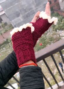 Handmade Crochet Fingerless Gloves