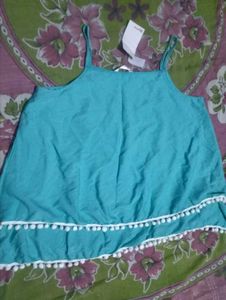 Teal Spaghetti Strap Top