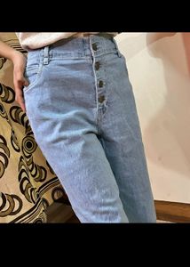 Denim Straight Fit Jeans ...