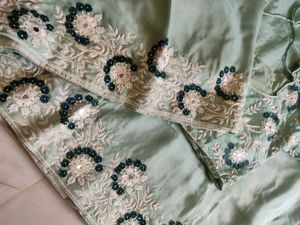 Pure Organza Wedding Wear Saree