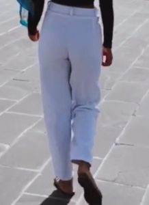 White Straight Leg Pants