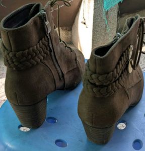 Suede Leather boots