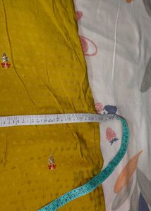 Beautiful Yellow Kurta with Embellishments
