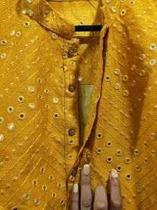 Men's Yellow Kurta