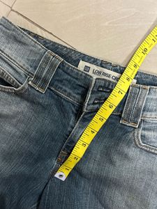 Y2K Vintage Low Waist Cropped Denim Jeans