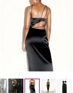 Zara Black Cut-out Dress