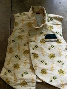 off white brocade kids jacket