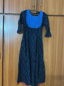 Charming Blue Printed Kurta