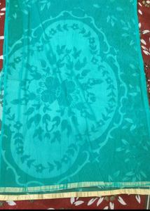 Stunning Green Brocade Ethnic Gown