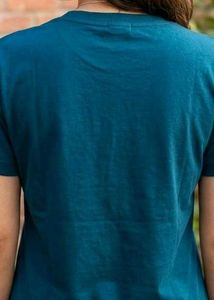 Teal Graphic Print T-Shirt