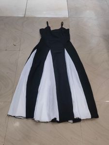 Elegant Black &amp; White Gown