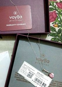Voylla silver Heart Neckpiece ❤️✨️🌷