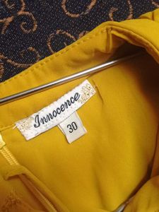 Chic Yellow kaftaan Top