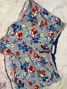 New Floral Print Shorts