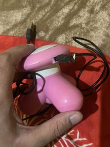 Cute Pink Mini USB Massager