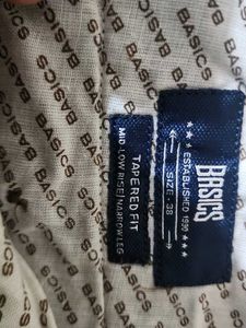 BASICS Tapered Fit Mid-Rise Jeans