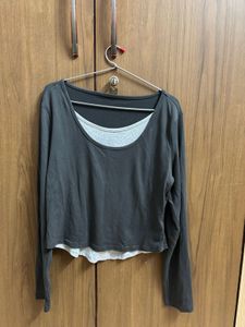 Layered Long Sleeve Top