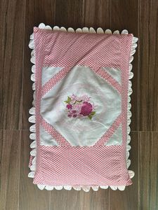 Pure cotton Floral Embroidered Bedsheet