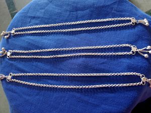 Silver Artificial Anklets ✨