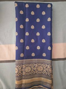 Elegant Blue Silk Saree