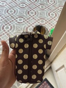Cute Polka Dot Coin Pouch handmade