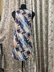 Abstract Print Sleeveless Tank Top