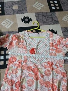 Women's Floral Print Kurta lengty 41