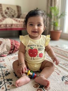 Baby Girl Floral Long Sleeve Bodysuit