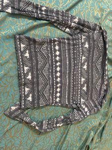 Tribal Print Long Sleeve Top