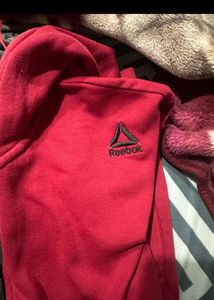 Reebok Red Full Zip Hoodie