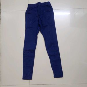 Girls' Blue Denim Jeggings