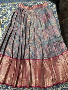 Red &amp; Grey Lehenga