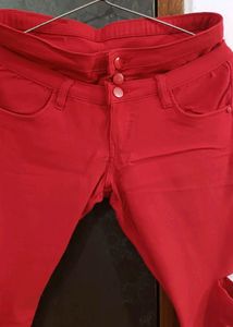 Red Designer Jeans