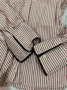 Striped Button-Up Shirt