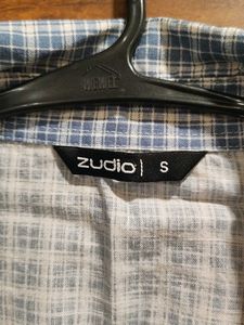 Chic Plaid Smocked Waist Blouse