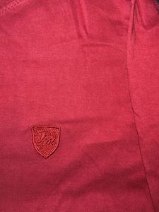Maroon Long Sleeve V-Neck Top