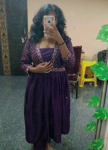Purple Kurta Set