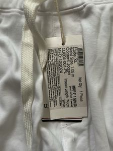 USPA White Track Pants L XL