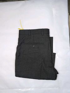 Raymond Men Checked Slim Fit Formal Trousers