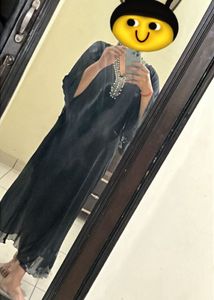 Embellished Black Kurta