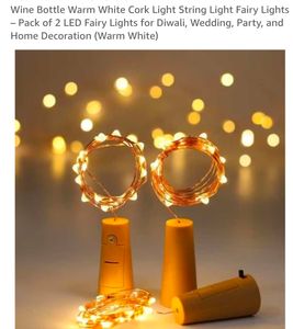 Wine Bottle Cork Fairy Lights (2 Pack)