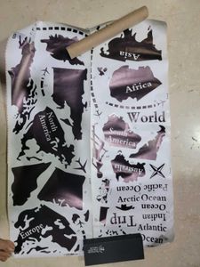 World Map Wall Decal