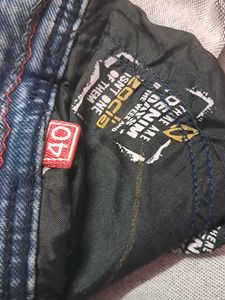 Stylish Blue Wash Denim Jeans Hardely use