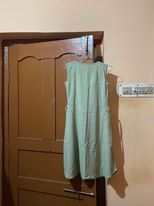 Light Green Sleeveless dress..