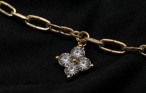 Elegant Gold chain crystal Charm Bracelet⭐✨
