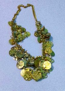 Boho Coin Necklace Statement Jewelry