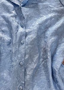 Y2K Blue Shirt