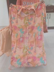 Women's Printed Kurta set with pant