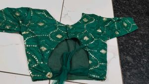 Green Embellished Lehenga Skirt