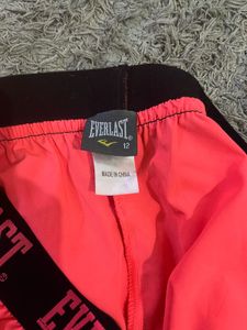 Everlast Neon Pink athletic Shorts - Black Waistba